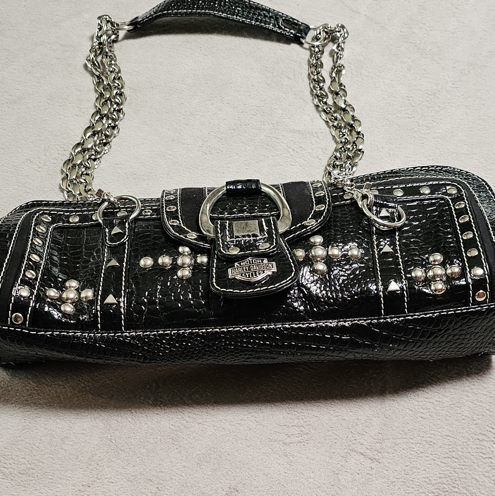 Harley Davidson Shoulder Purse leather 14inch